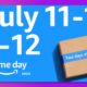 这幅广告亚马逊总理的一天,这是一个为期两天的事件为Amazon Prime成员有特殊的优惠和折扣。全文:7月11 - 12 11 - 12 '一天两天的史诗的交易。2023 K